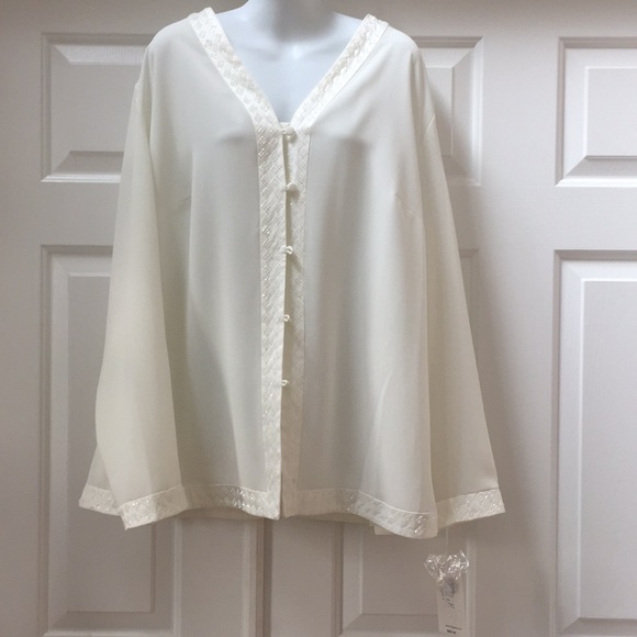 Beautiful cream top/jacket size 18w - Picture 2 of 8